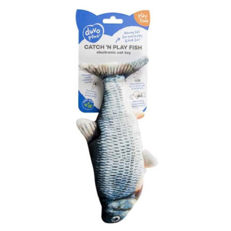 Duvo+ Catch `n play fish 28x13x5cm interaktivní hračka pro kočky