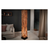 Estila Venkovská stylová stojací lampa Euphoria z masivního dřeva 178cm