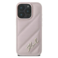 Karl Lagerfeld KLHCP16SPQDSMGP iPhone 16 6.1 růžová/pink hardcase Quilted