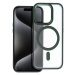 Smarty Matte Mag kryt s MagSafe iPhone 15 Pro zelený