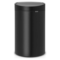 Matně černý dotykový ocelový odpadkový koš 40 l Touch Bin – Brabantia