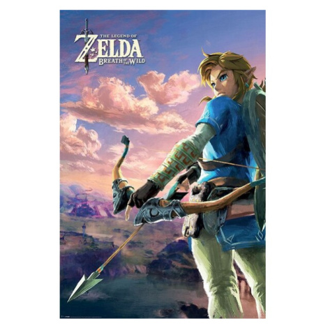 Plakát Zelda Breath of the Wild - Hyrule Scene Landscape (233) Europosters