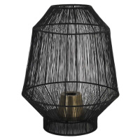 Černá stolní lampa (výška 38 cm) Vitora – Light & Living