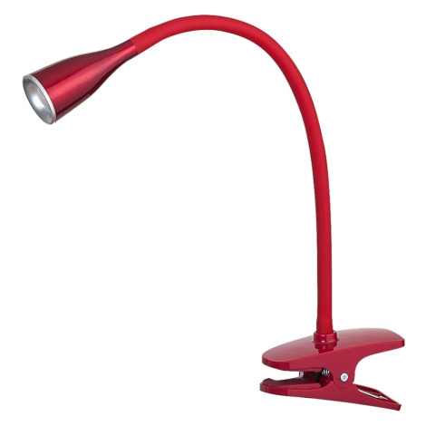 Rabalux Rabalux 4198 - LED Stolní lampa s klipem JEFF 1xLED/4,5W/230V červená