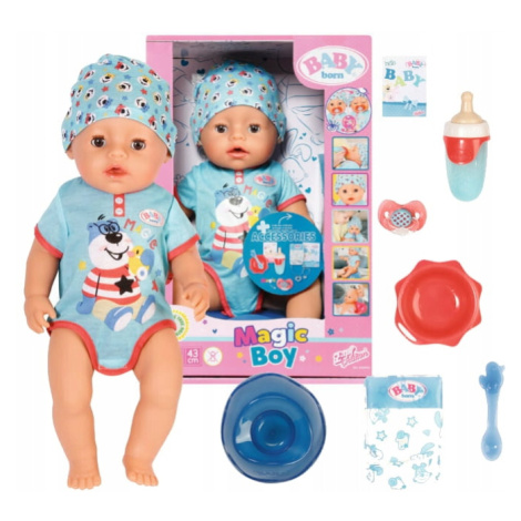 Baby Born Magic Boy Interaktivní Panenka Funkční Chlapec 43 CM Miminko