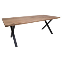 Jídelní stůl z dubového dřeva House Nordic Montpellier Smoked Oiled Oak, 200 x 95 cm