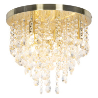 Klasická stropní lampa zlatá / mosaz 35 cm - Medusa