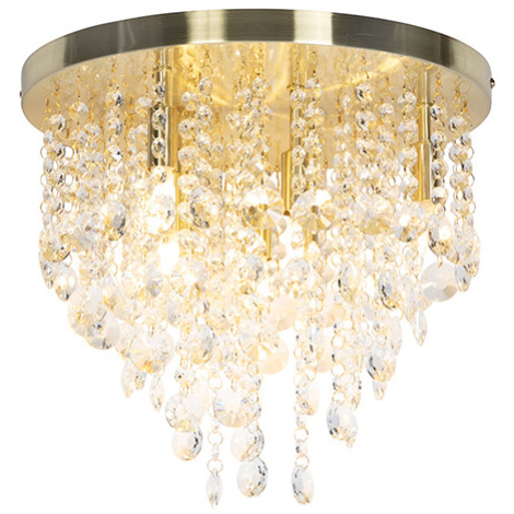 Klasické stropní svítidlo zlaté/mosazné 35 cm - Medusa QAZQA