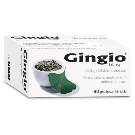 Gingio tablety 40 mg potahované tablety, 90 tablet