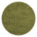 Kusový koberec Dream Shaggy 4000 Green kruh