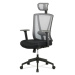 Kancelářská židle EDWARD černá/šedá