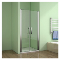 H K Sprchové dveře MELODY D2 80 dvoukřídlé 76-80 x 195 cm, čiré sklo SE- MELODYD280