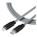 Tactical Fast Rope Aramid Cable USB-C/Lightning MFI 0,3m šedý
