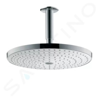 Hansgrohe 27337400 - Hlavová sprcha 300, 2 proudy, sprchové rameno 10 cm, bílá/chrom