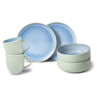 6dílná sada tyrkysového porcelánového nádobí Villeroy & Boch Like Crafted
