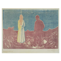 Obrazová reprodukce Two People, 1899, Munch, Edvard, 40 × 30 cm