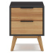 Noční stolek z borovicového dřeva v přírodní barvě Lavis – Marckeric
