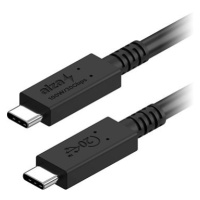 AlzaPower Core USB-C to USB-C USB4 100W 1m černý