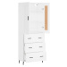 vidaXL Skříň highboard bílá 69,5 x 34 x 180 cm kompozitní dřevo