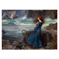 Waterhouse, John William - Obrazová reprodukce Miranda, (40 x 30 cm)