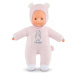 Panenka medvídek Sweet Heart Pink Bear Corolle s modrýma očima a snímatelnou kapucí s oušky 30 c