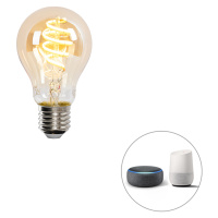 Smart E27 stmívatelná v Kelvinově LED lampě A60 goldline 4W 270 lm 1800-3000K