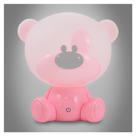 Stolní lampa myš Bibi LED 309907 LB1 růžový BAUMAX