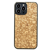 Pouzdro Bewood pro iPhone 13 Pro Max Polní Květiny Aniegre