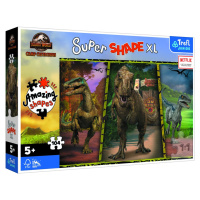 Trefl Puzzle Super Shape XL Jurský svět: Křídový kemp 104 dílků - Trefl