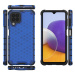 Honeycomb pancéřové pouzdro se silikonovým rámem pro Samsung Galaxy A22 4G blue