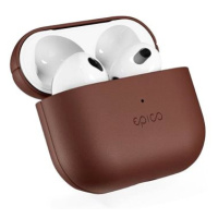 Epico Leather Case Airpods 4/4 (ANC) - hnědá