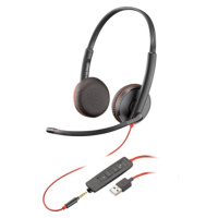 HP Poly Blackwire 3225 USB-A Headset 80S11A6 Černá