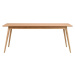 Rozkládací jídelní stůl s deskou v dekoru jasanového dřeva 190x90 cm Yumi - Rowico