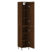 vidaXL Skříň highboard hnědý dub 34,5 x 34 x 180 cm kompozitní dřevo