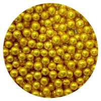 Cukrové perly zlaté střední (1 kg)