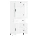 vidaXL Skříň highboard bílá 69,5 x 34 x 180 cm kompozitní dřevo