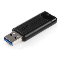 VERBATIM Store 'n' Go PinStripe 64GB USB 3.0 černá