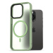 AlzaGuard Matte Case Compatible with MagSafe pro iPhone 15 Pro zelený