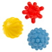 TULLO Edukační barevné míčky 3ks v balení - zelený/červený/žlutý