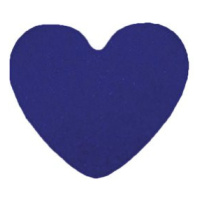 Vopi Kusový koberec Eton modrý srdce 100 × 120 srdce cm