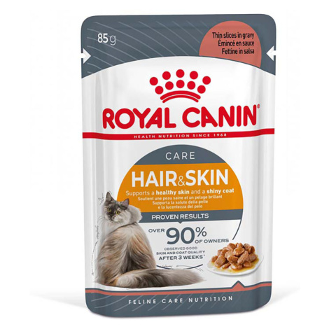 Royal Canin Hair & Skin Care v omáčce - 96 x 85 g