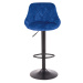 Barová židle SCH-101 tmavě modrá
