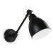 Ideal Lux NEWTON AP1 NERO LAMPA NÁSTĚNNÁ 027852