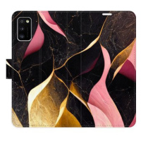 iSaprio flip pouzdro Gold Pink Marble 02 pro Samsung Galaxy A41