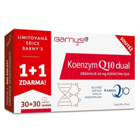 Barnys Koenzym Q10 Dual limitovaná edice 30+30 kapslí