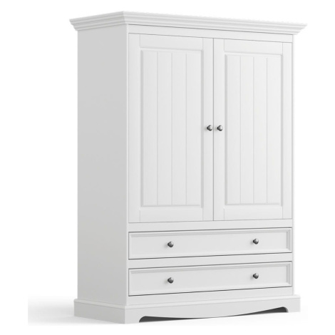 Massivo  Prádelník Belluno Elegante 2.1, bílý, masiv, borovice