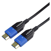 PremiumCord Ultra High Speed HDMI 2.1 optický kabel 8K@60Hz 4K@120Hz 20m zlacený