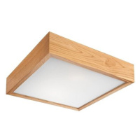 Stropní svítidlo OAK SQUARE 2xE27/60W/230V dub 37,5 cm