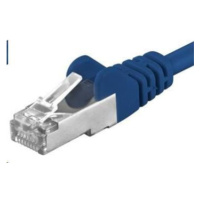 PREMIUMCORD Patch kabel CAT6a S-FTP, RJ45-RJ45, AWG 26/7 1, 5m modrá