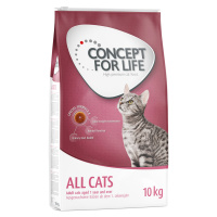 Concept for Life granule, 9 / 10 kg za skvělou cenu - All Cats - Vylepšená receptura! (10 kg)